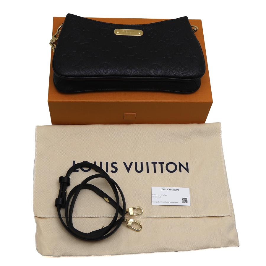 LOUIS VUITTON(ルイヴィトン) ショルダーバッグ モノグラム・アンプラント美品  ポシェットリヴ M83301 ノワール レザー、牛革 LOUIS VUITTON（ルイ・ヴィトン） 新品同様品 モノグラム・アン