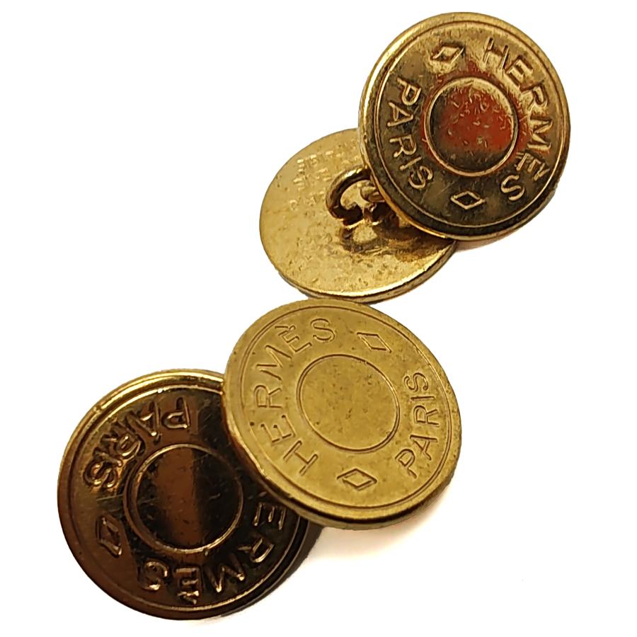 HERMES（エルメス） 中古品 カフスボタン GP ゴールド カフリンクス