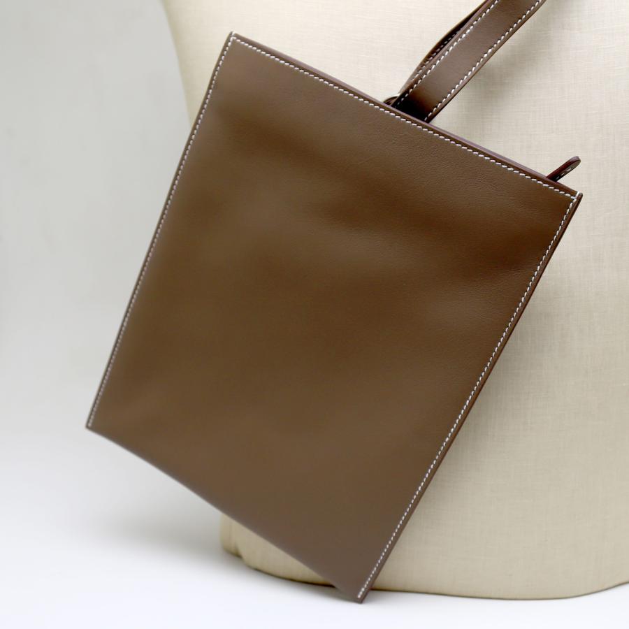 中古美品 エルメス ポッシャンプリュス エトゥープ U刻印 2022年製 メンズ ボディバッグ HERMES_3