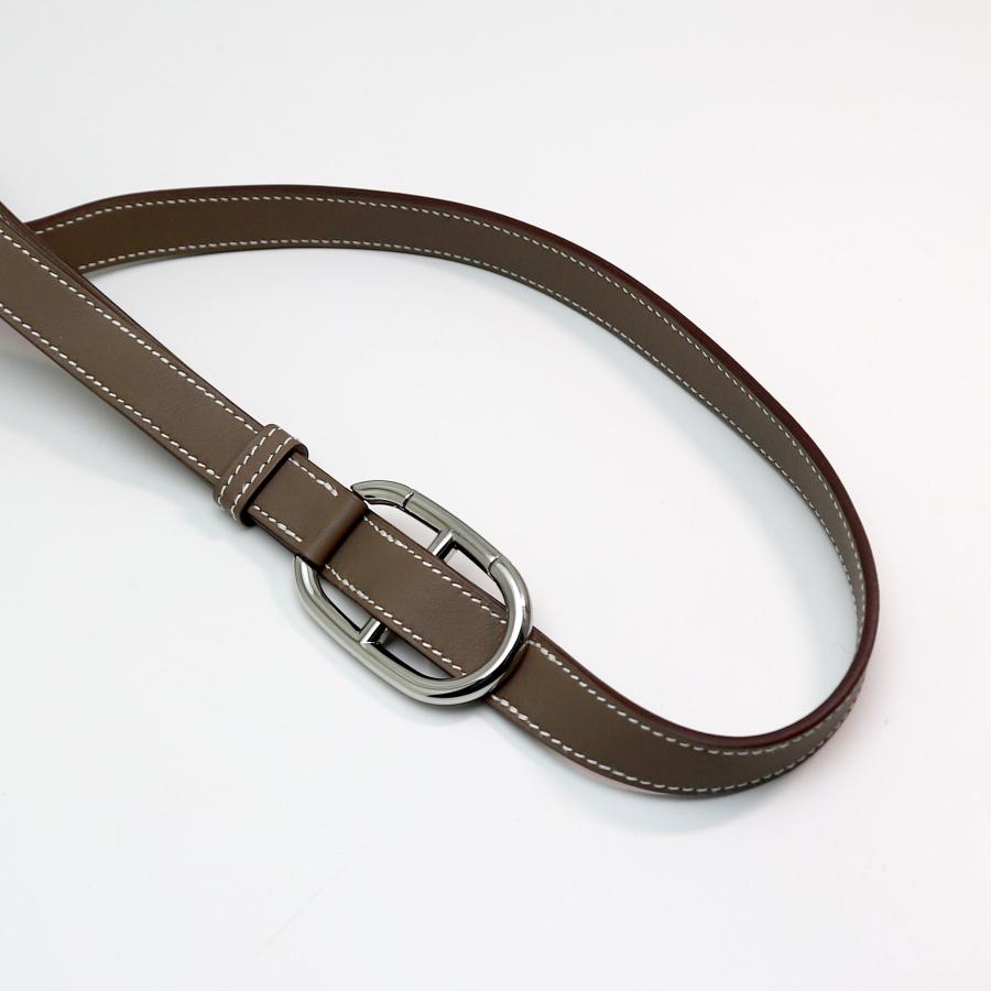 中古美品 エルメス ポッシャンプリュス エトゥープ U刻印 2022年製 メンズ ボディバッグ HERMES_6