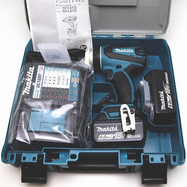マキタ 充電式4モードインパクトドライバ 18V TP141DRGX マキタカラー　6.0Ah