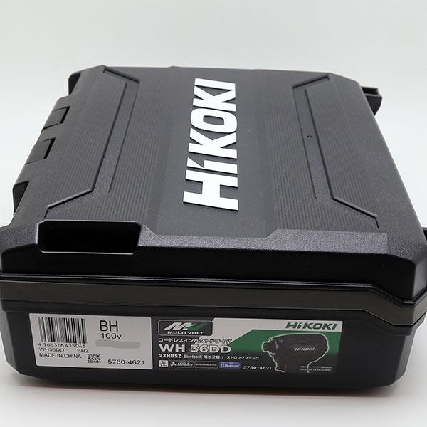 未使用品 HiKOKI WH36DD（2XHBSZ） 36Vコードレスインパクトドライバ ストロングブラック マルチボルト ハイコーキ 力こぶビット標準付属｜inage78｜02