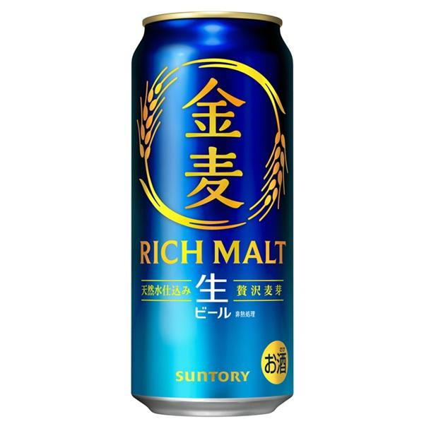 送料無料 サントリー 金麦 500ml×24缶 ケース : いなげやYahoo!店