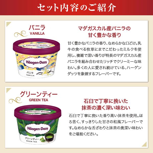 ギフト アイスクリーム 洋菓子 ハーゲンダッツ堪能セット プレゼント お取り寄せ 高級 人気｜inageya-net｜03