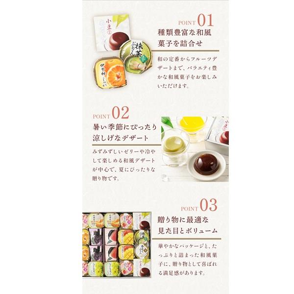 お中元 2026 ゼリー 水ようかん スイーツ 源楽製菓 和風菓子詰合せ