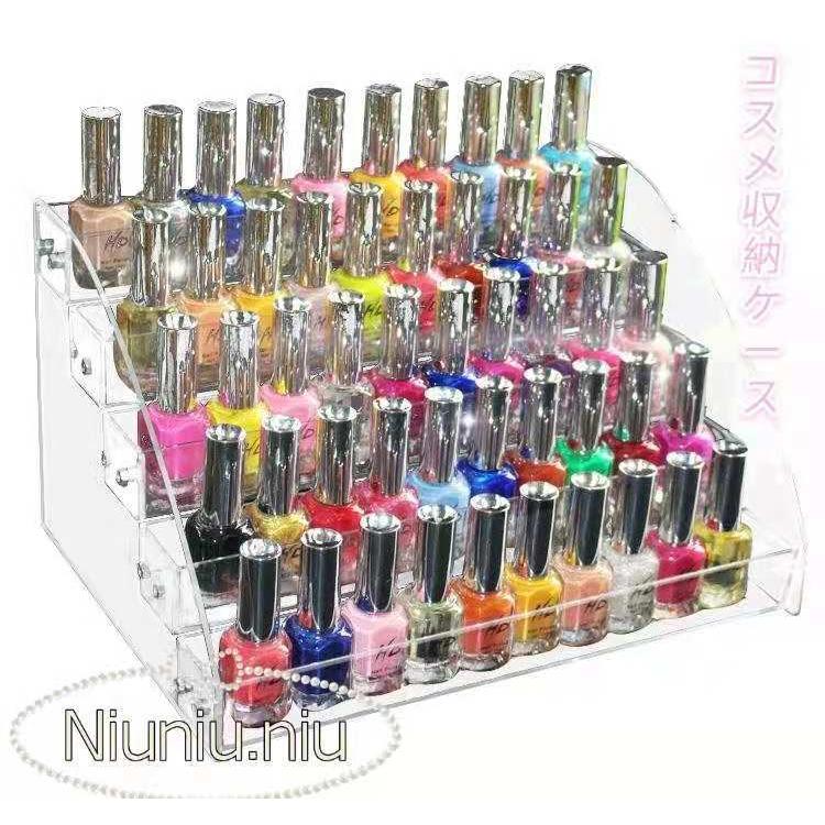 Decdeal プラスチックネイル収納ケース 小分け収納ボックス アクセサリーケース 5層透明アクリル収納引き出し 1グリッドオーガナイ 輝く高品質な