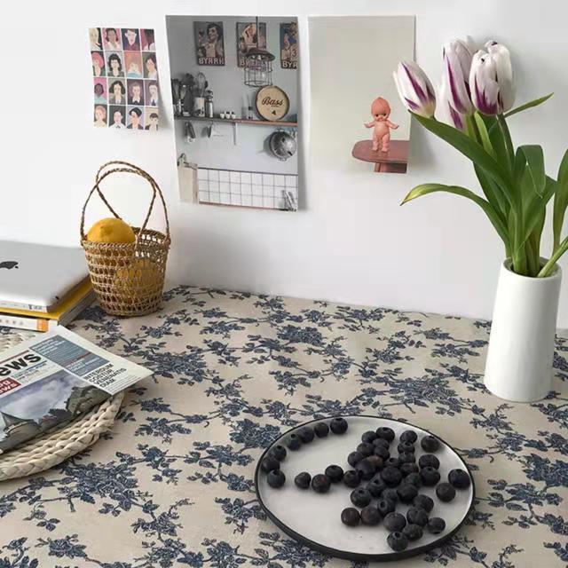 花柄 海外 リネン テーブルクロス 韓国 北欧 カフェ インテリア 海外