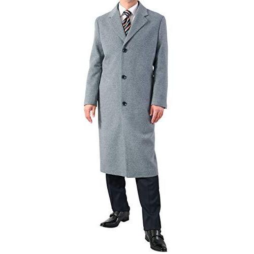 配送員設置送料無料 Kokubo チェスターコート メンズ ロングコート ビジネス カシミヤ混ウール ウール95 カシミヤ5 グレー 3l 安いそれに目立つ Smartketo Com Br
