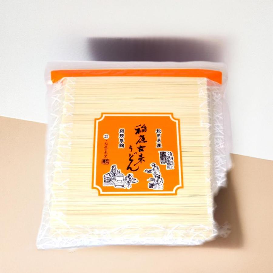 稲庭古来うどん チャック付き袋入り800g : 稲庭古来堂 - 通販 - Yahoo!ショッピング
