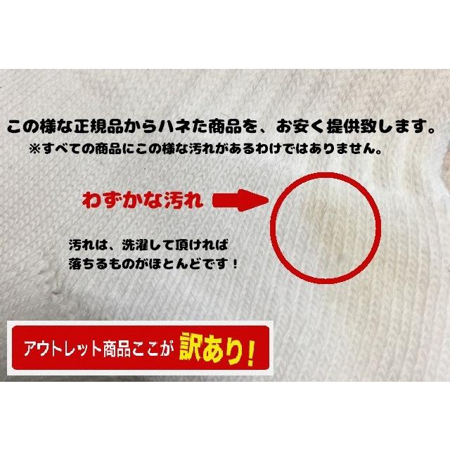 アウトレット　日本製　ノンパイル　スニーカー丈　ホワイト　20足セット｜inasaka｜04