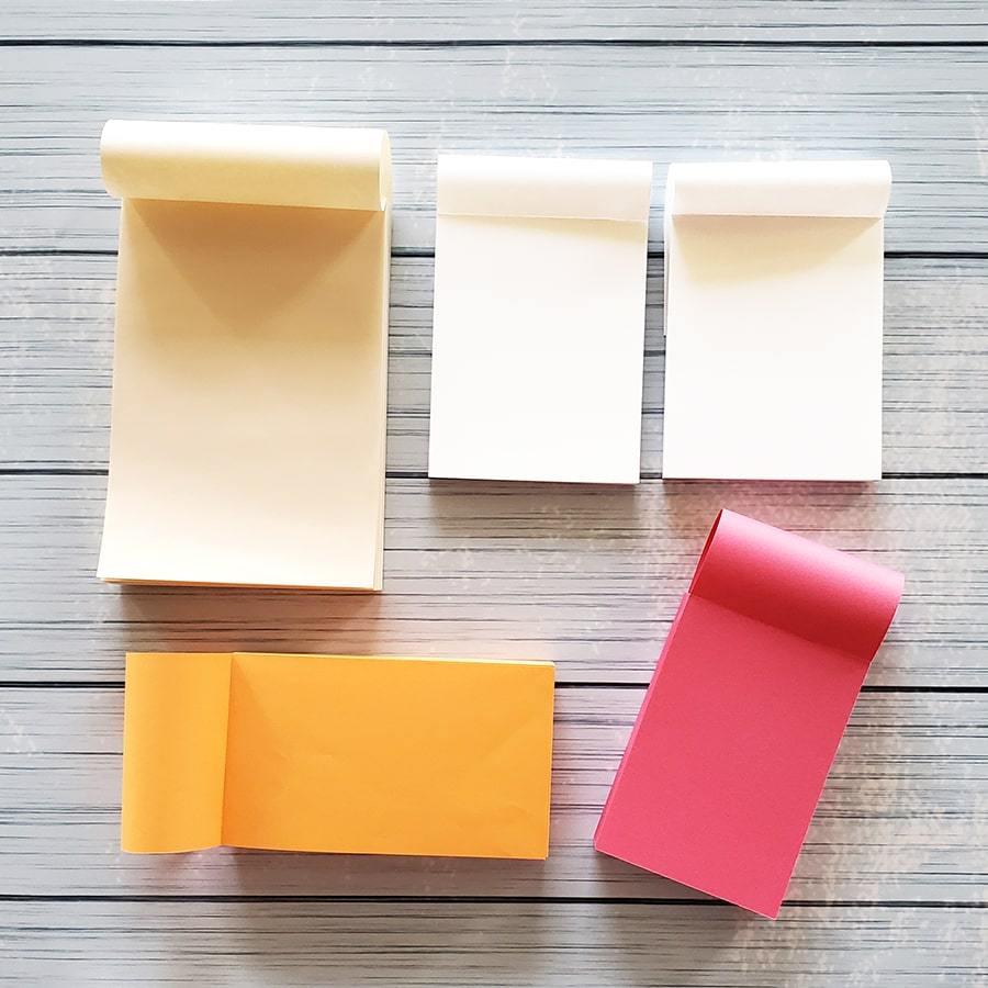 MEMOMEMO詰め合わせVol.2（5冊1セット）｜色々な大きさのメモ帳