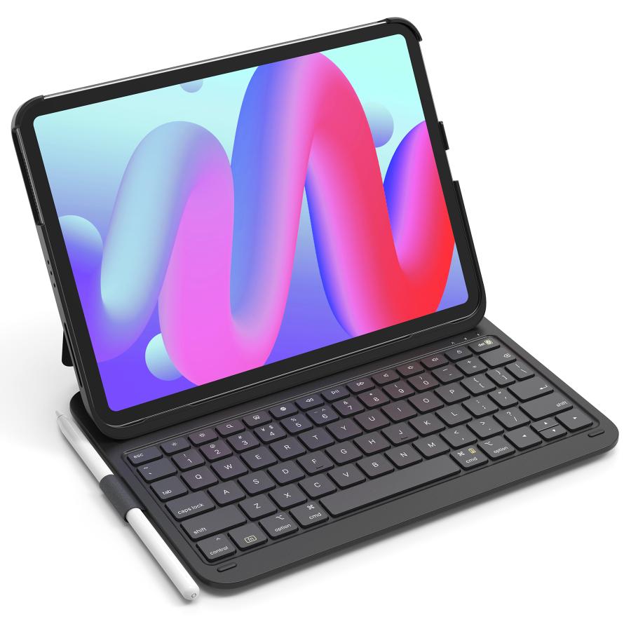 【アウトレット】[超軽量 超薄]Inateck iPad キーボードケース iPad Air 6/5/4 10.9 iPad 第10世代 iPad Pro 11インチ ワイヤレス US配列 ペンホルダー 技適 |  | 06