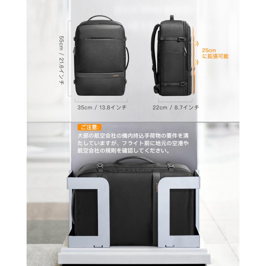 Inateck リュックサック バックパック 42L 大容量 トラベル ビジネス