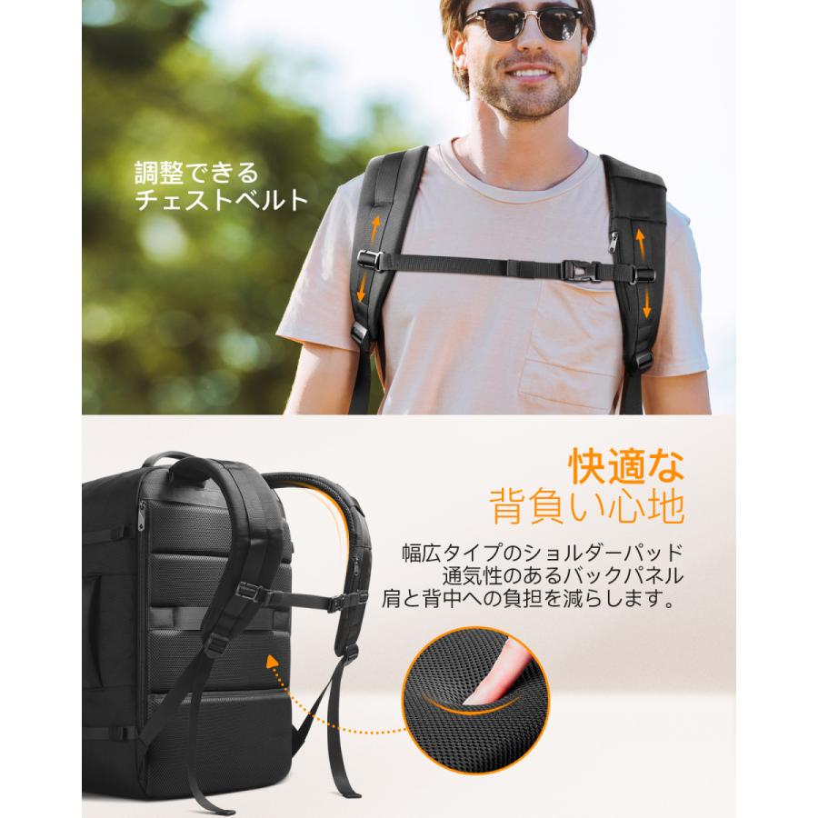 Inateck リュックサック バックパック 42L 大容量 トラベル ビジネス