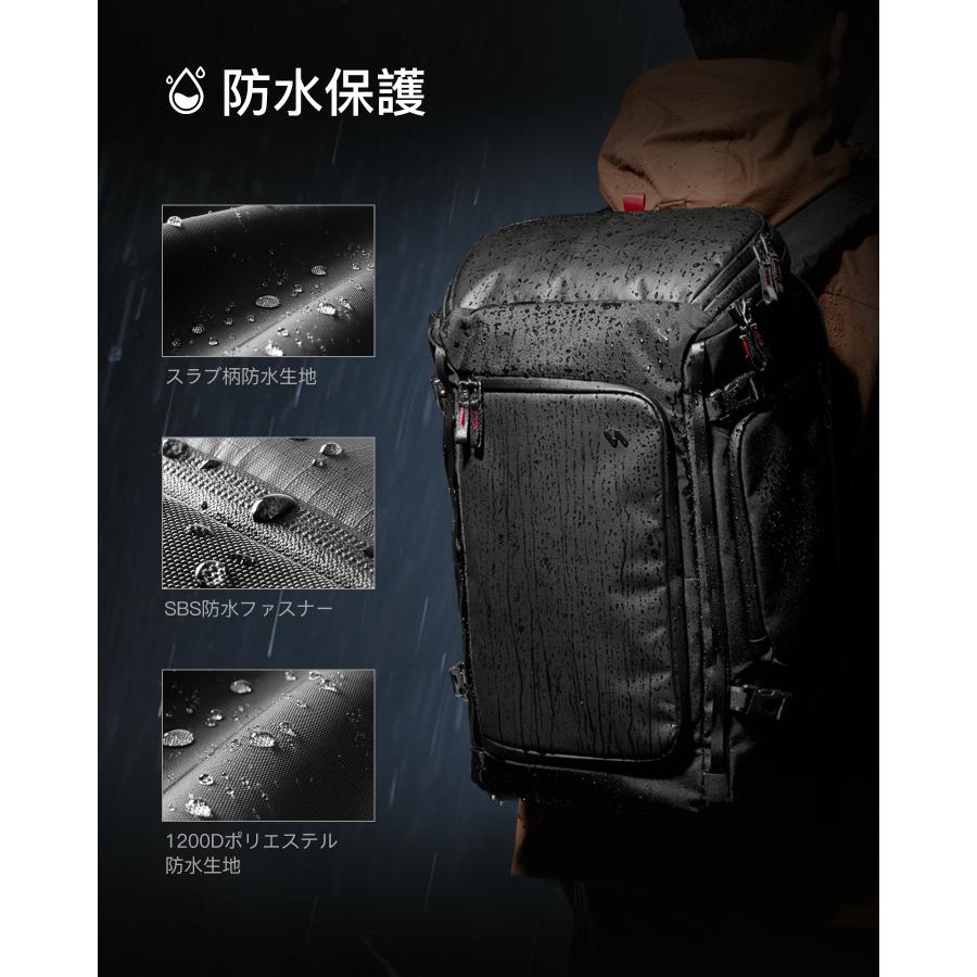 Inateck Inateck 40L トラベルバックパック ビジネスキャリーオン TSA