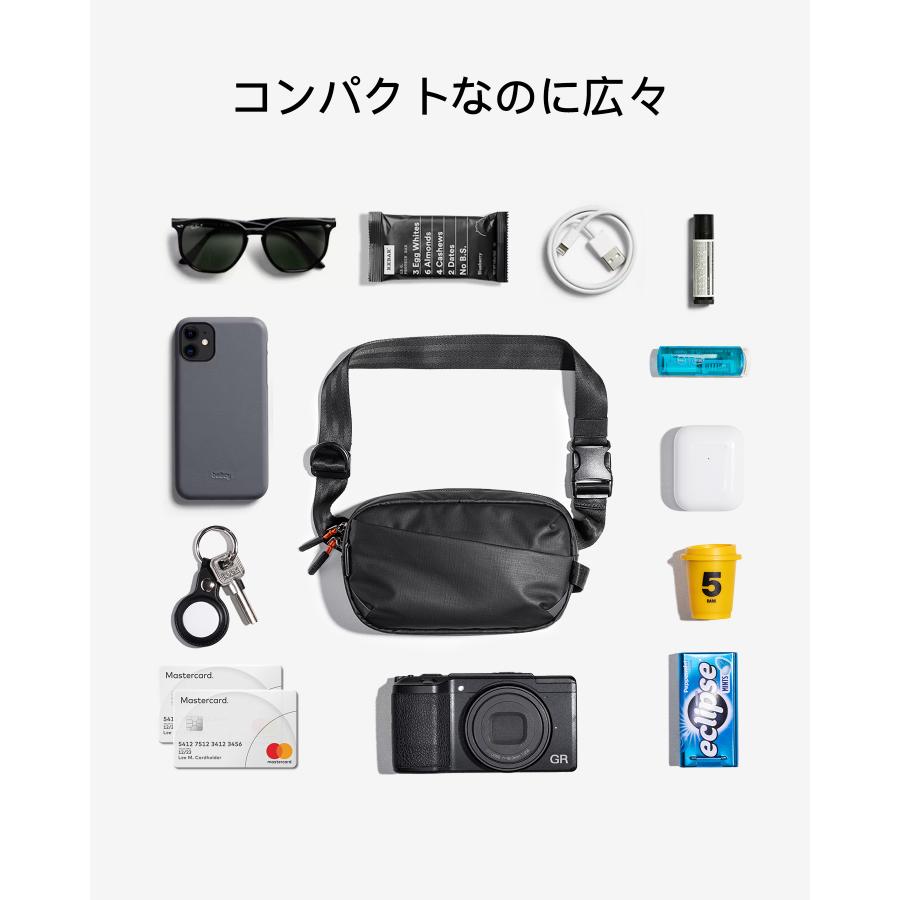 Inateck ウエストポーチ ショルダーバッグ RFIDブロッキング付き 2WAY ボディバッグ メンズ レディース コンパクト 撥水 小さめ 軽量 作業用 仕事用 美容師 | Inateck | 05