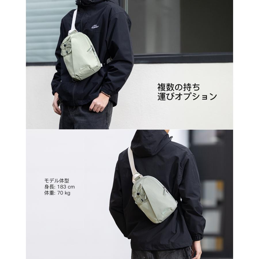 Inateck 「多色選択」Inateck スリングバッグ 軽量クロスボディバッグ