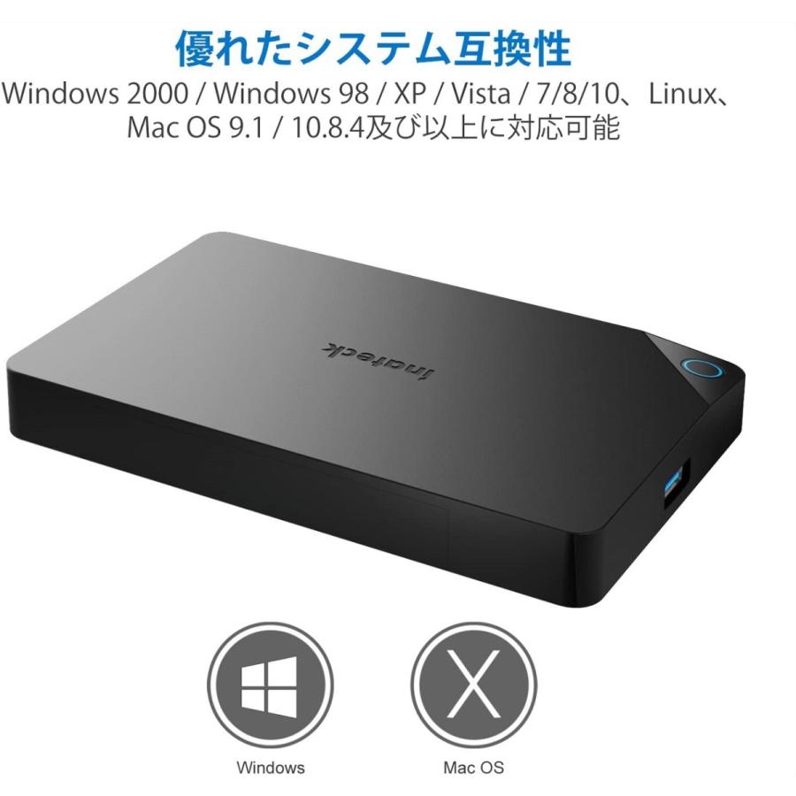 USB 3.0 2.5インチ HDD SSD 外付け ハードディスク ドライブ ケース SATAIII/II/I UASP対応 SATA3.0 高速データ転送 バックアップ SSD換装 録画｜inateck｜05