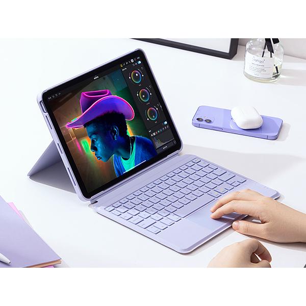 Inatech iPad Air/Pro 用 キーボードケース タッチパネ超軽量 Inateck [超軽量 超薄]Inateck iPad キーボードケース A16 第11