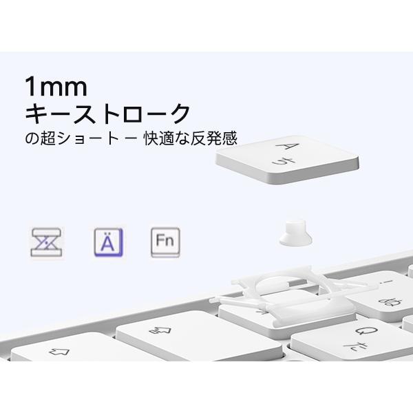 Inateck [超軽量/日本語配列/タッチパッド搭載] Inateck iPad