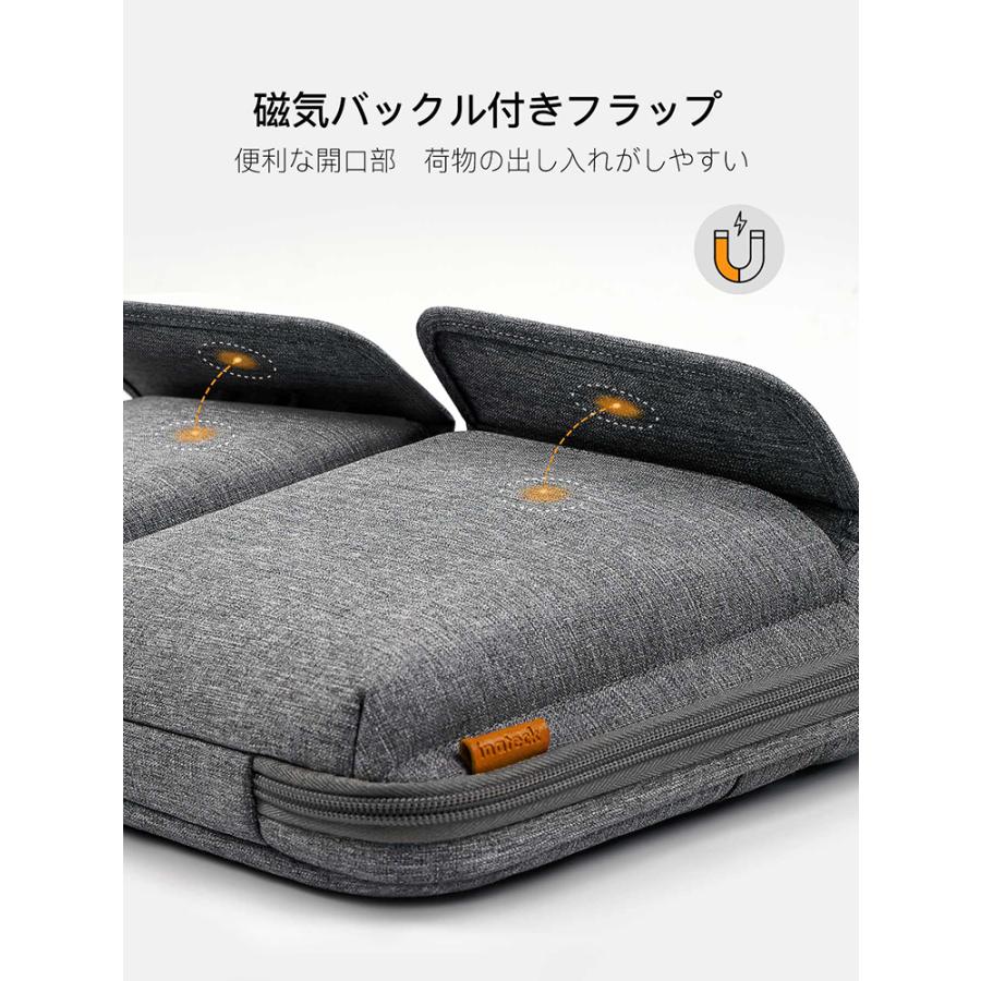 ノートパソコンバッグ PCバッグ ノートビジネスバッグ 手提げバッグ 肩掛けバッグ ショルダーバッグ 15 15.6 16インチ 軽量 収納  持ち手 衝撃吸収 | Inateck | 04