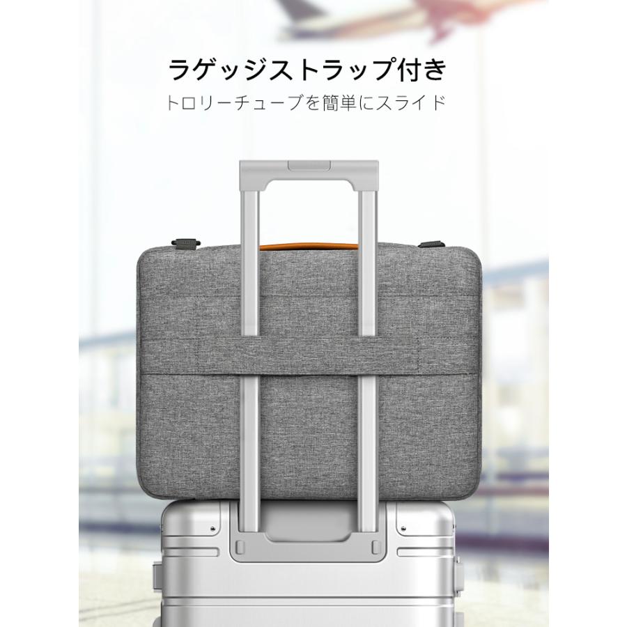 ノートパソコンバッグ PCバッグ ノートビジネスバッグ 手提げバッグ 肩掛けバッグ ショルダーバッグ 15 15.6 16インチ 軽量 収納  持ち手 衝撃吸収 | Inateck | 06