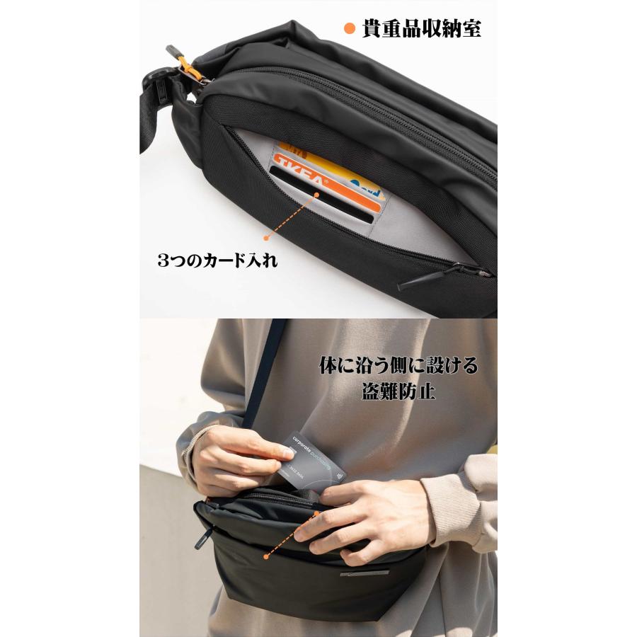 Inateck [新規発売のSサイズ]Inateck ボディバッグ ショルダー