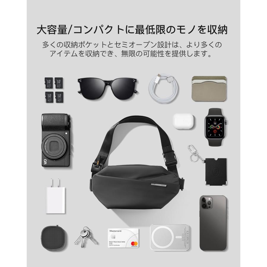 Inateck [新規発売のSサイズ]Inateck ボディバッグ ショルダーバッグ