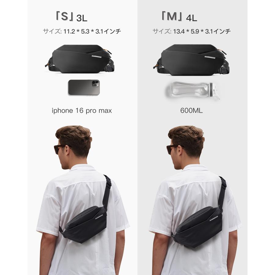 Inateck [新規発売のSサイズ]Inateck ボディバッグ ショルダーバッグ