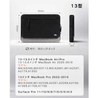 Inateck 360°超強保護 大容量 二層式 PC バッグ ノートパソコン 13 -14