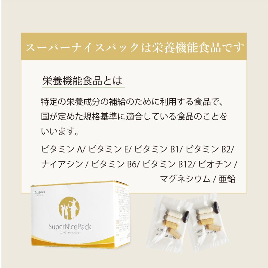 ビタミン ミネラル 栄養機能食品 30種の栄養素 健康 サプリメント 人気 おすすめ 元気 ポリフェノール ルテイン 国産 スーパーナイスパック 30パック入｜inatura｜10