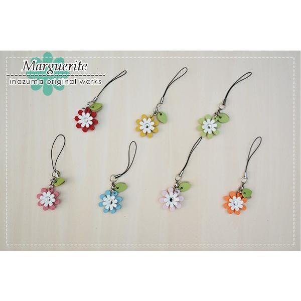 マーガレット ストラップ 飾り チャーム アクセサリー ネット限定