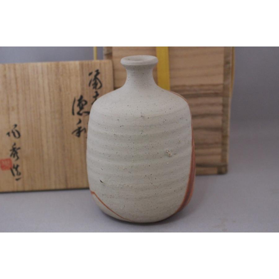備前焼 山本陶秀 徳利 人間国宝 緋襷焼 共箱 伊部陶苑 : 備前焼 備前焼 山本陶秀 徳利 人間国宝 緋襷焼 共箱 伊部陶苑 : 備前焼