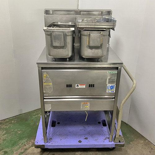 業界最長1年保証】ガスフライヤー タニコー 都市ガス 業務用 中古/送料
