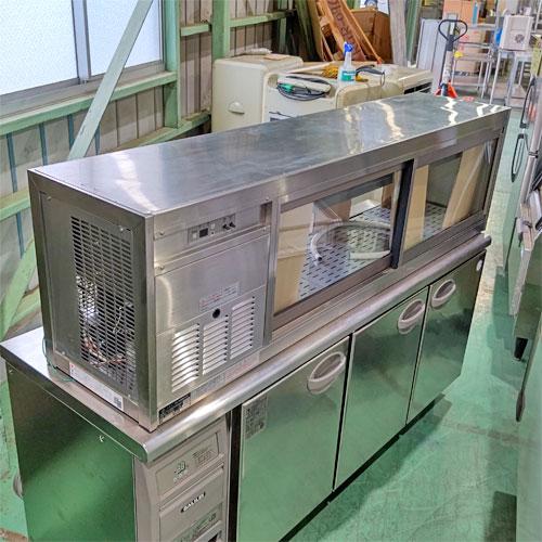 【専用】ディスクアップ　実機　超美品。【引き取り】 業界最長1年保証】ドリンクディスプレイショーケース 大穂製作所 OHS