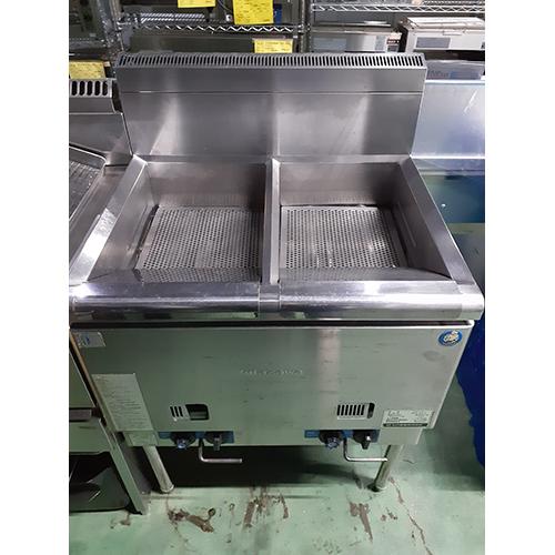 二槽フライヤー 北沢産業 KFE-62-T 都市ガス 業務用 中古/送料別途見積  