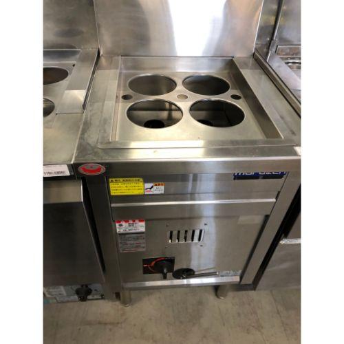 業界最長1年保証】ゆで麺機 角槽4テボ マルゼン MRK-046B 都市ガス  