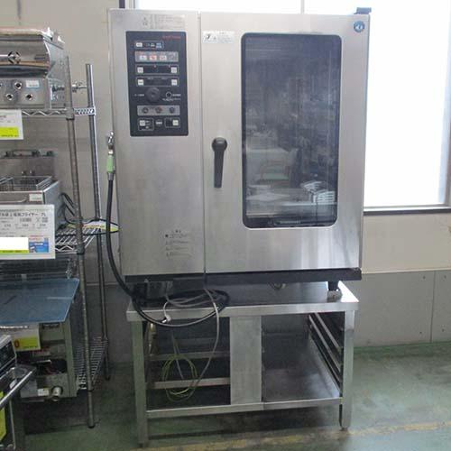 業界最長1年保証】ガス式スチームコンベクションオーブン 架台付き