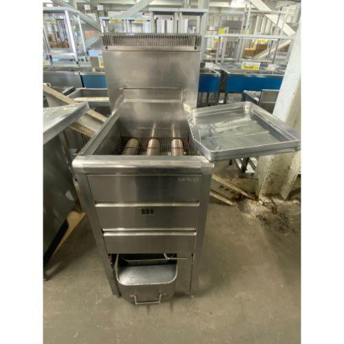 ガスフライヤー タニコー TGFL-45C 都市ガス 業務用 中古/送料無料