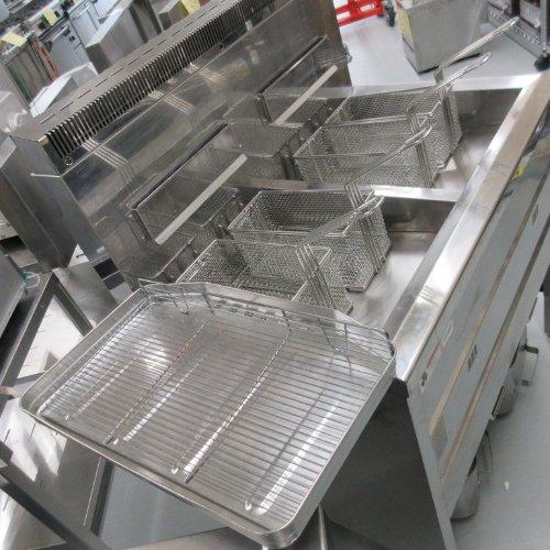 【業界最長1年保証】二槽ガスフライヤー タニコー TGFL-A87CW 都市ガス 業務用 中古/送料別途見積の画像