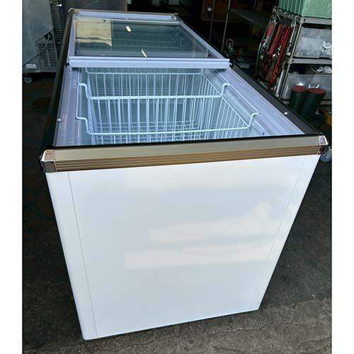 業務用テンポスオリジナル冷凍ショーケース 曲面ガラス扉 469L 【公式