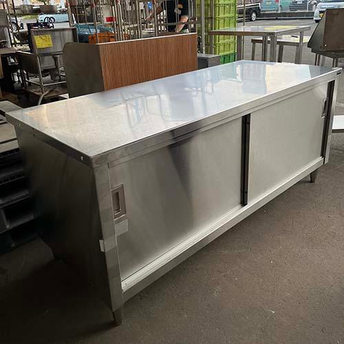 調理台 引出し付き BGなし マルゼン BH-187N 業務用 中古/送料