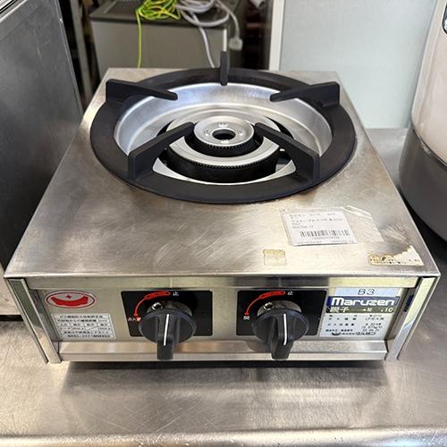 ガステーブルコンロ マルゼン M-211C プロパンガス 業務用 中古/送料