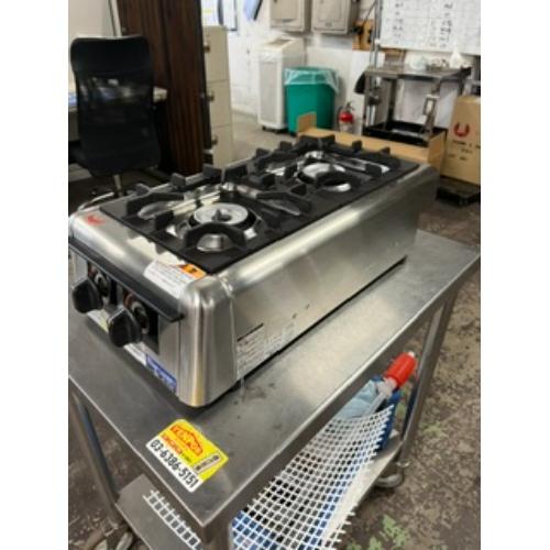 ガスコンロ マルゼン M-822DC プロパンガス 業務用 中古/送料別途見積