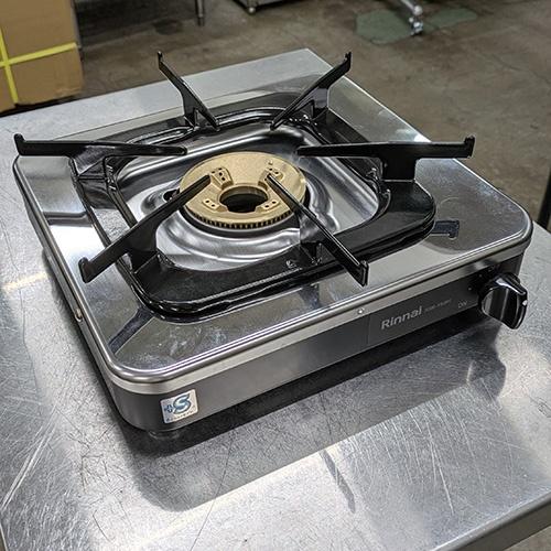 ガスコンロ リンナイ(Rinnai) RSB-150PJ プロパンガス 業務用 中古