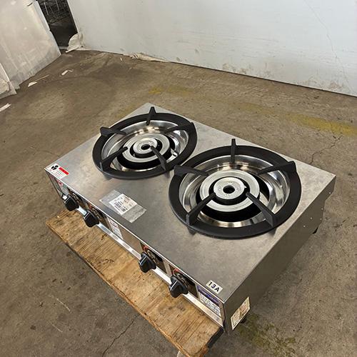 （中古•美品）マルゼン 純正 業務用ガスレンジ コンロ バーナー 165φ ガスコンロ マルゼン M-222C 都市ガス 業務用 中古/送料別途見積