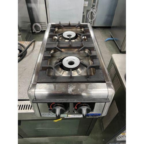 卓上ガスコンロ 2口 マルゼン M-822DC 都市ガス 業務用 中古/送料別途