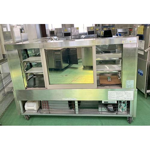 業界最長1年保証】対面冷蔵ショーケース キャスター付き フクシマ