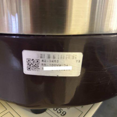 ガス炊飯器 1升 リンナイ(Rinnai) RR-100VM プロパンガス 業務用 中古