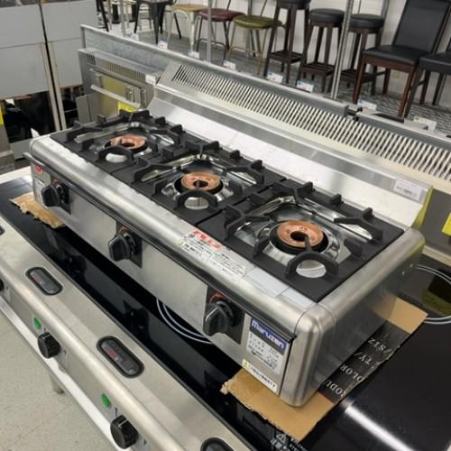 マルゼン 5口 業務用コンロ 厨房機器 キッチン 中古 都市ガス M-825C